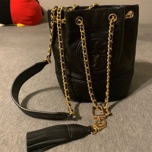 Tory Burch Small Fleming Bucket Bag